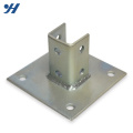 Unistrut Square Perforated Channel Base Post